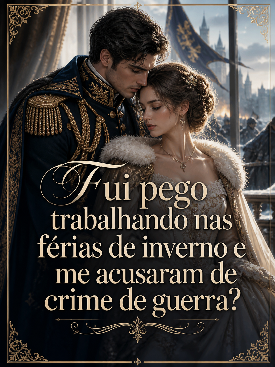 Fui pego trabalhando nas férias de inverno e me acusaram de crime de guerra?