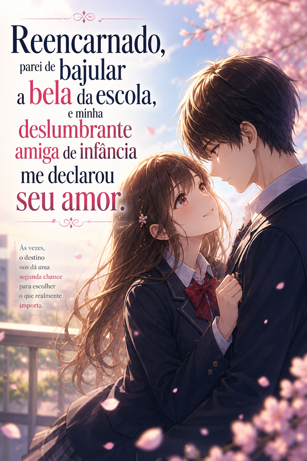 Reencarnado, parei de bajular a bela da escola, e minha deslumbrante amiga de infância me declarou seu amor.