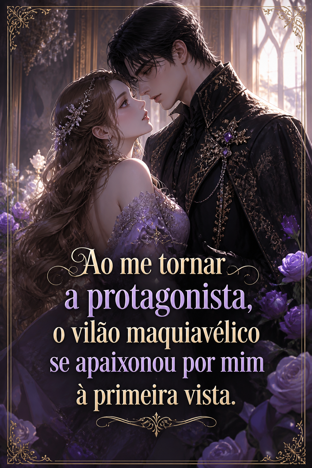 Ao me tornar a protagonista, o vilão maquiavélico se apaixonou por mim à primeira vista.